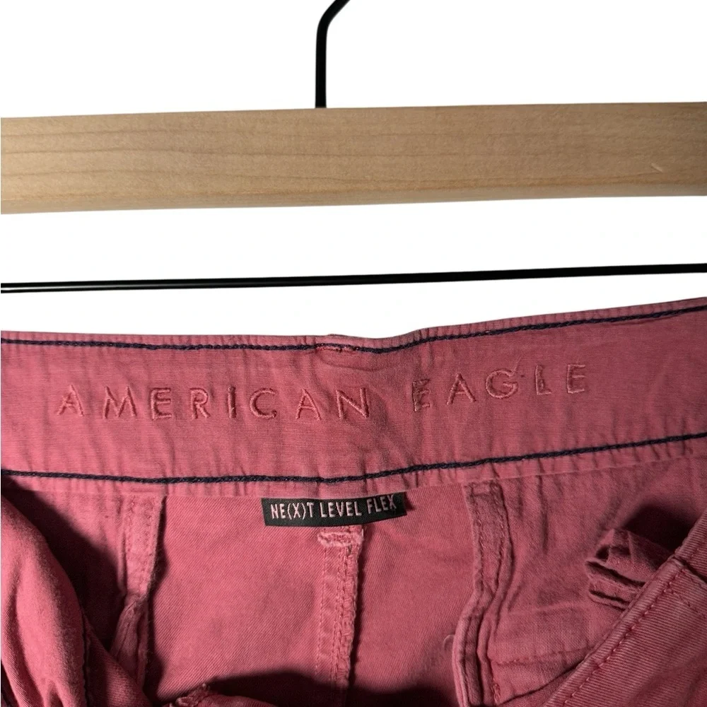 American Eagle Men’s Ne(x)t‎ Level Flex Casual Chino Shorts Red Size 32